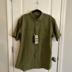 Ariat Men’s Button Down Shirt XL 360 Airflow Rebar Work Shirt Perforated Rebar